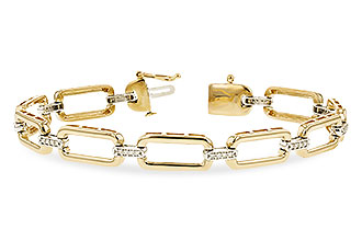 G319-88118: BRACELET .25 TW (7.5" - H235-33591 WITH LARGER LINKS)