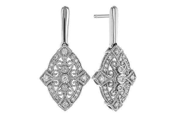 G319-88127: EARRINGS .25 TW
