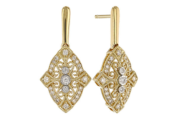 G319-88127: EARRINGS .25 TW