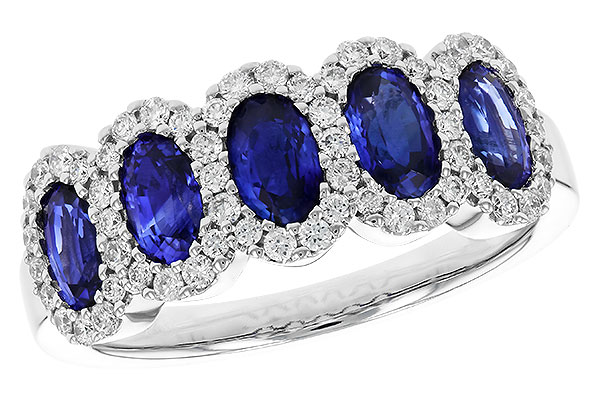 G319-89936: LDS WED RG 1.54 SAPPHIRE 1.90 TGW