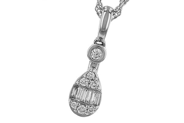 G320-74454: NECKLACE .05 BAG .14 TW