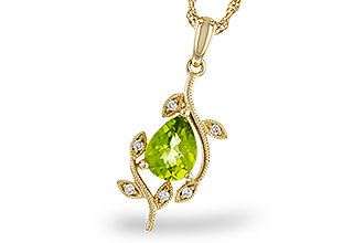 G320-76309: NECKLACE 1.16 PERIDOT 1.21 TGW (8x6MM PER)