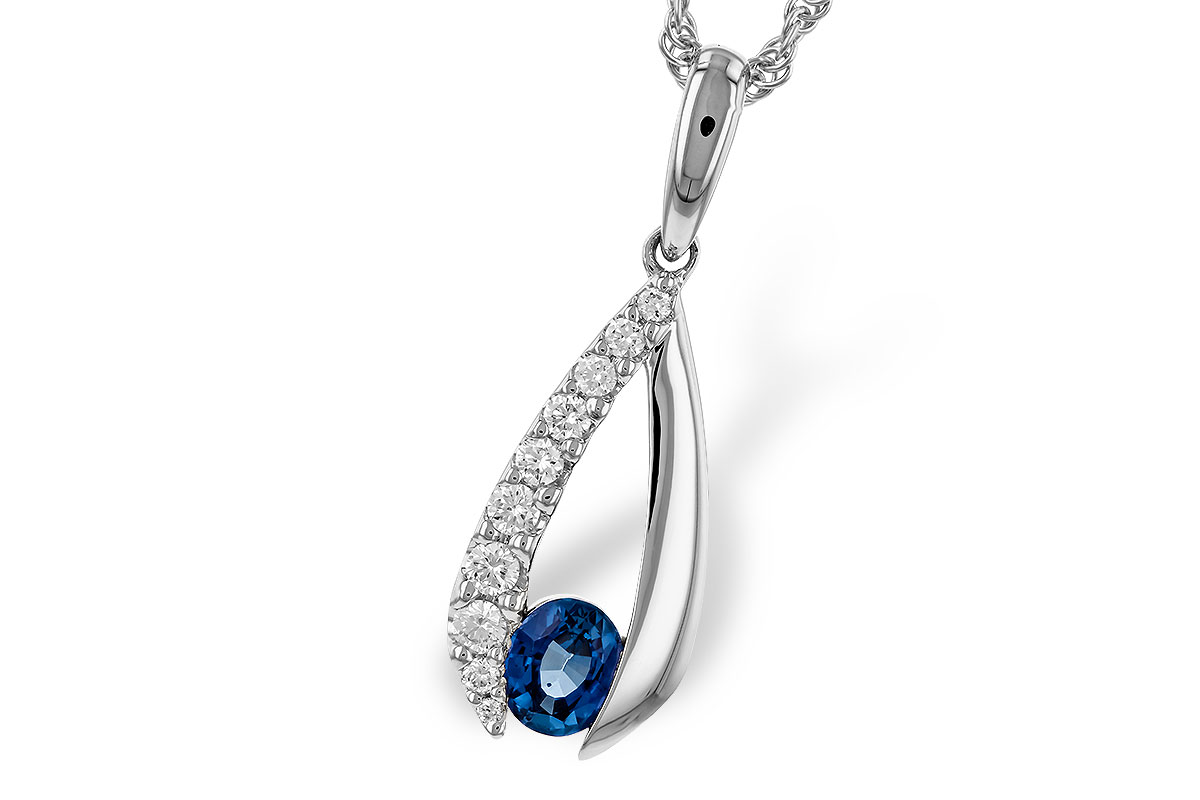 G320-79000: NECKLACE .38 SAPP .54 TGW (5x4 SAPP)