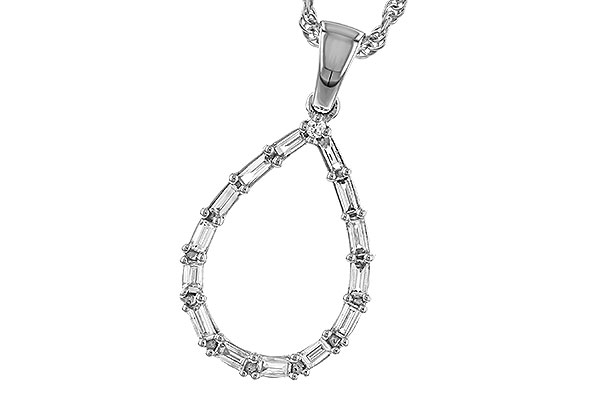 G320-79018: NECKLACE .27 BAG .28 TW