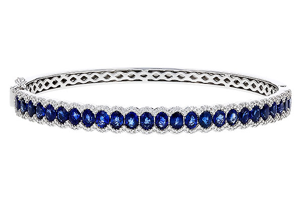 G320-80827: BANGLE 5.09 TW SAPPHIRE 5.65 TGW