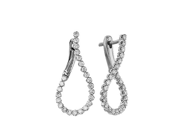 G321-64500: EARRINGS .50 TW