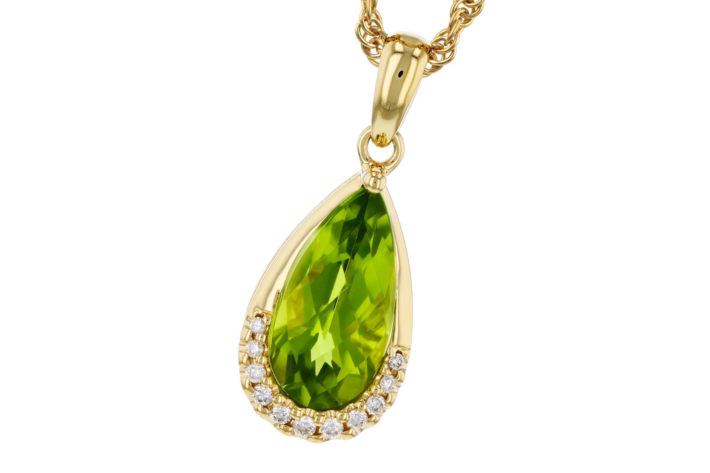 G321-66282: NECK 1.94 PERIDOT 2.00 TGW (12x6MM PS)