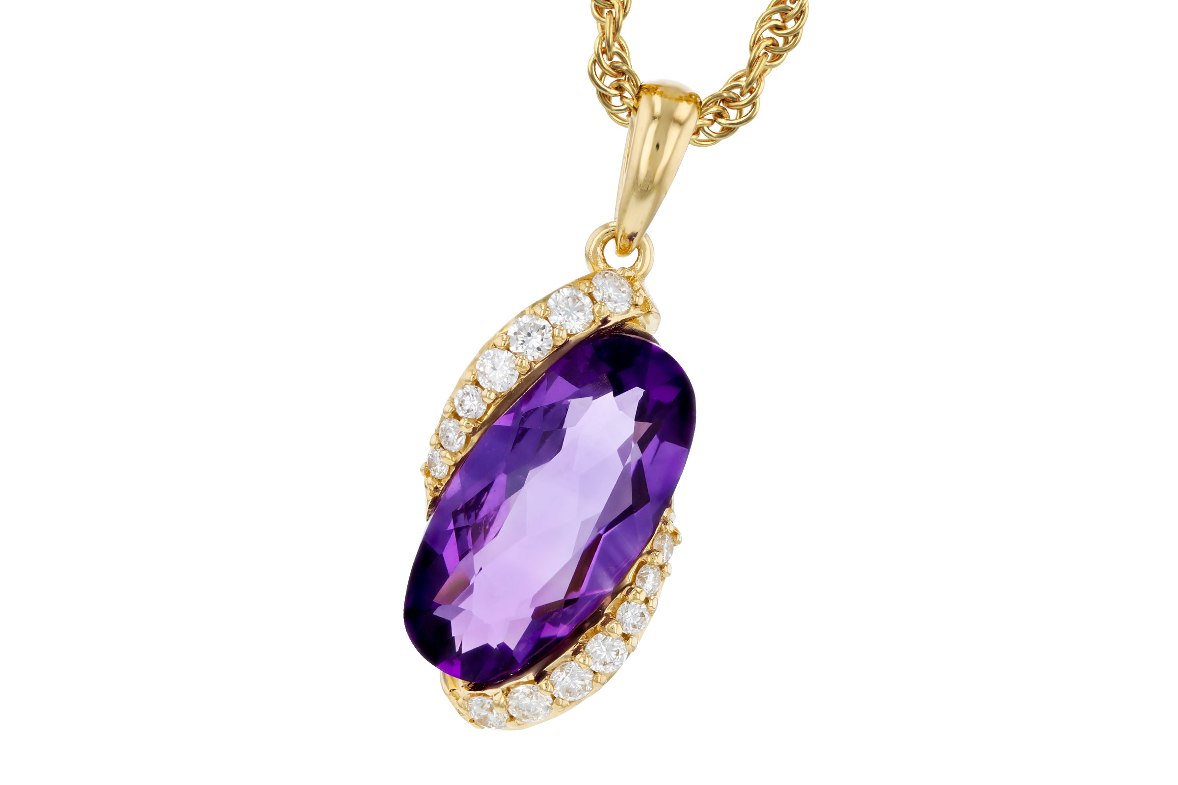 G321-66309: NECK 1.72 AMETHYST 1.84 TGW (12x6MM AMY)