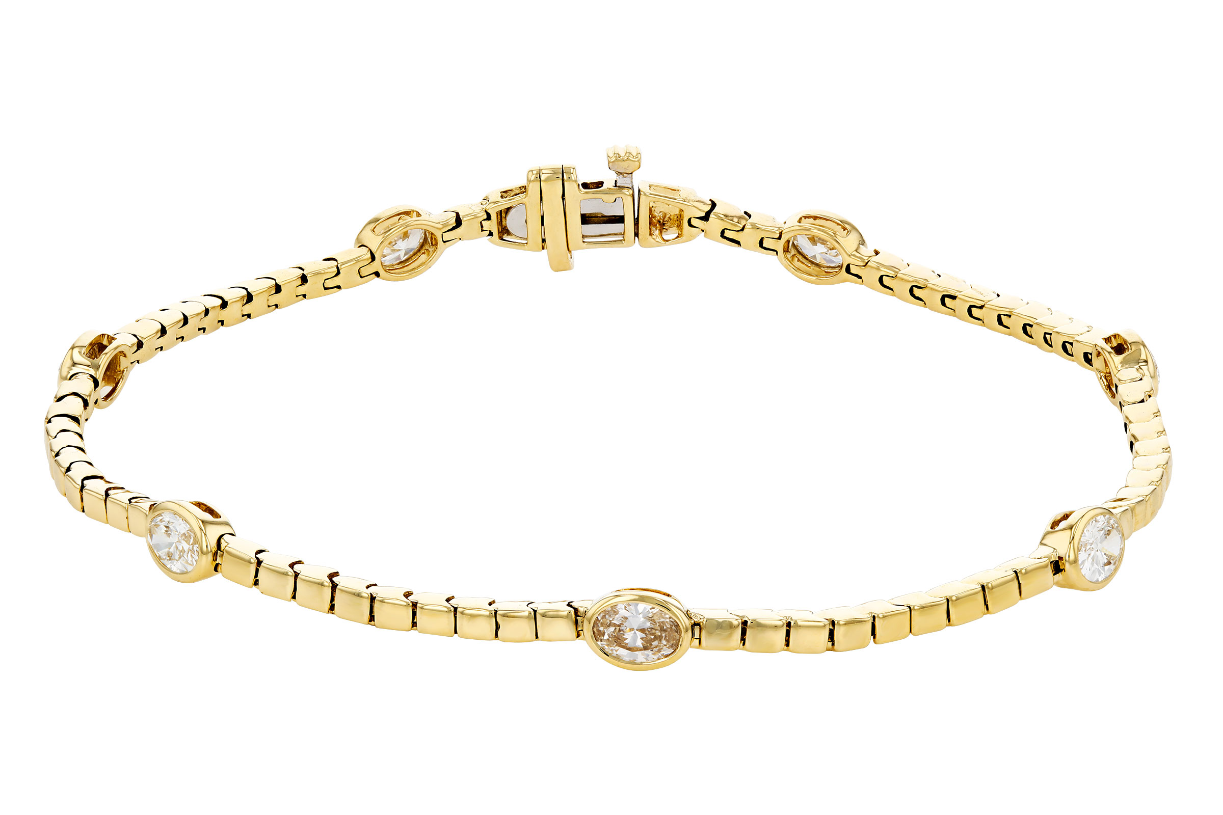 G321-66327: BRACELET 1.30 TW OVAL DIA (7")