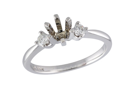 H051-67191: LDS SEMI DIA RING .14 TW