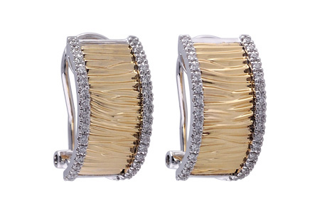 H230-75391: EARRINGS .37 TW