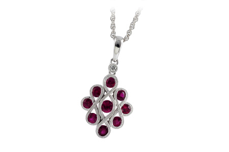 H232-57245: NECK .85 RUBY .87 TGW