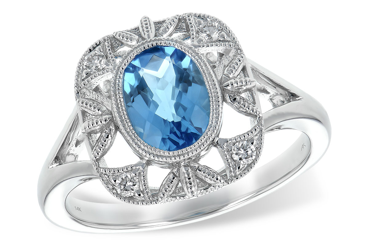 H235-29054: LDS RG 1.22 BLUE TOPAZ 1.30 TGW