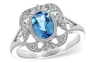 H235-29054: LDS RG 1.22 BLUE TOPAZ 1.30 TGW