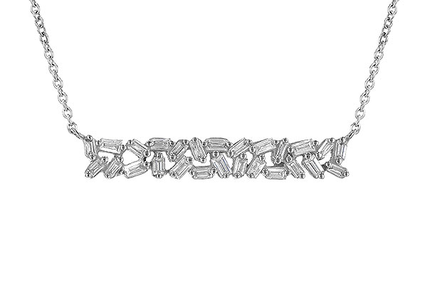 H236-23545: NECK .24 TW BAGUETTES