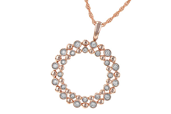 H236-23554: NECKLACE .12 TW