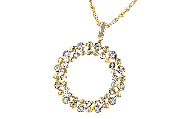 H236-23554: NECKLACE .12 TW