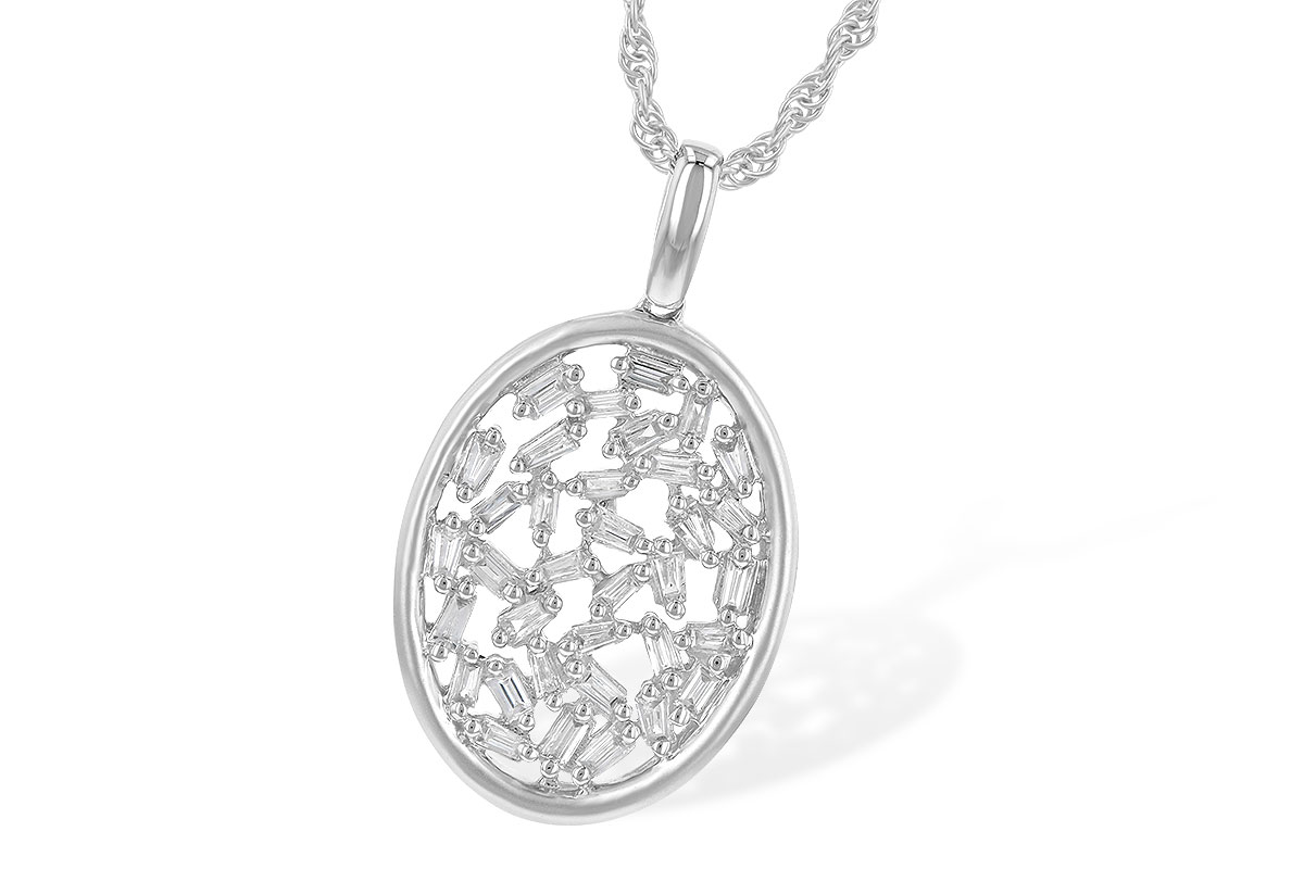 H236-23609: NECK .34 TW BAGUETTE DIAS
