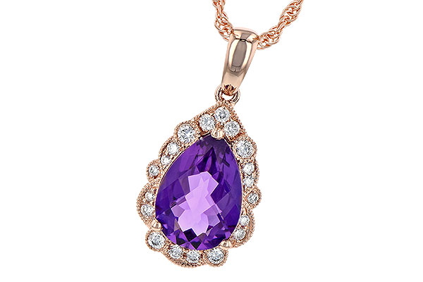 H236-26291: NECKLACE 1.53 AMETHYST 1.68 TGW (10x7 PS)