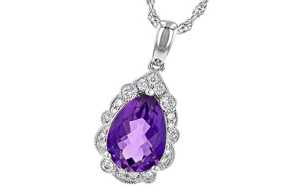 H236-26291: NECKLACE 1.53 AMETHYST 1.68 TGW (10x7 PS)