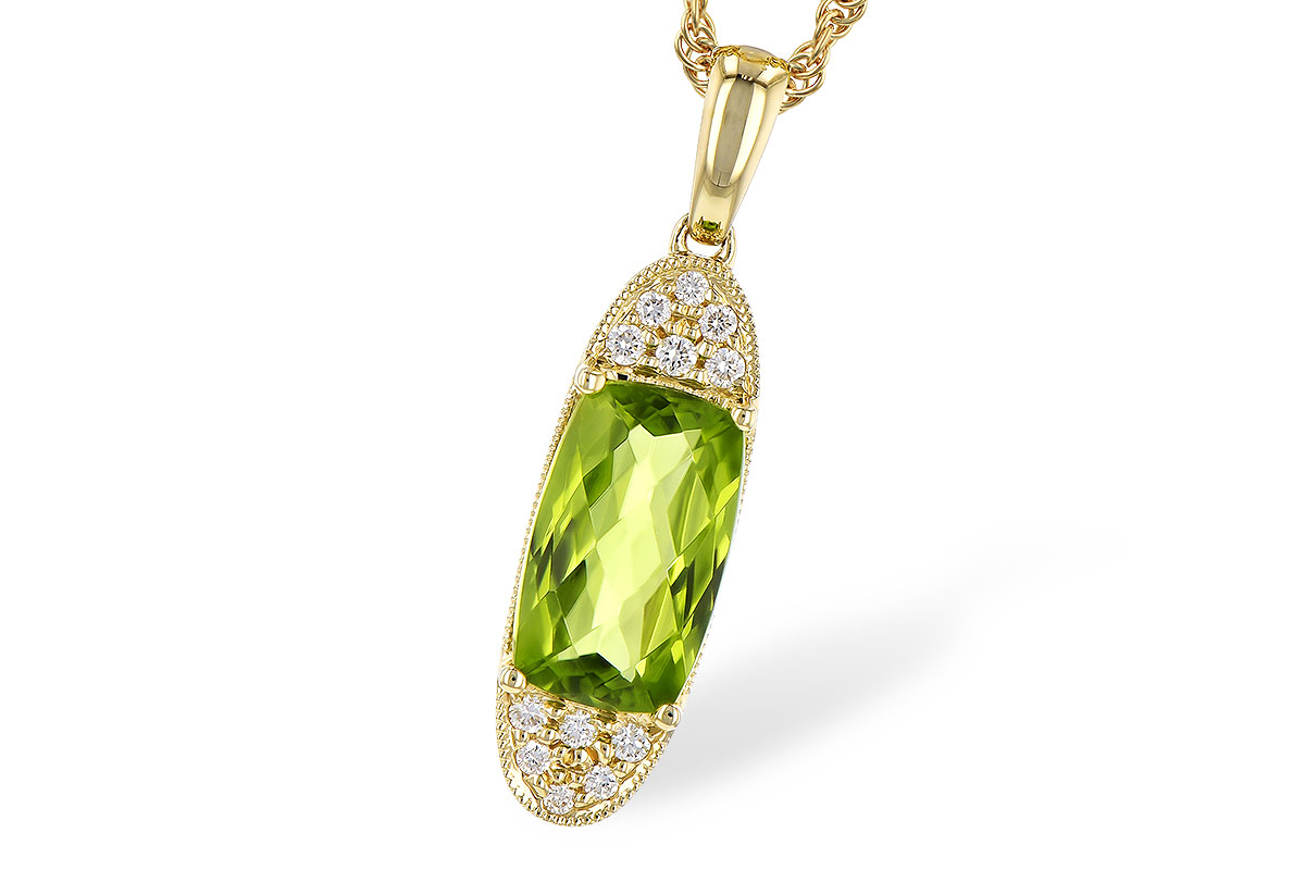 H318-99009: NECK 1.90 PERIDOT 2.00 TGW