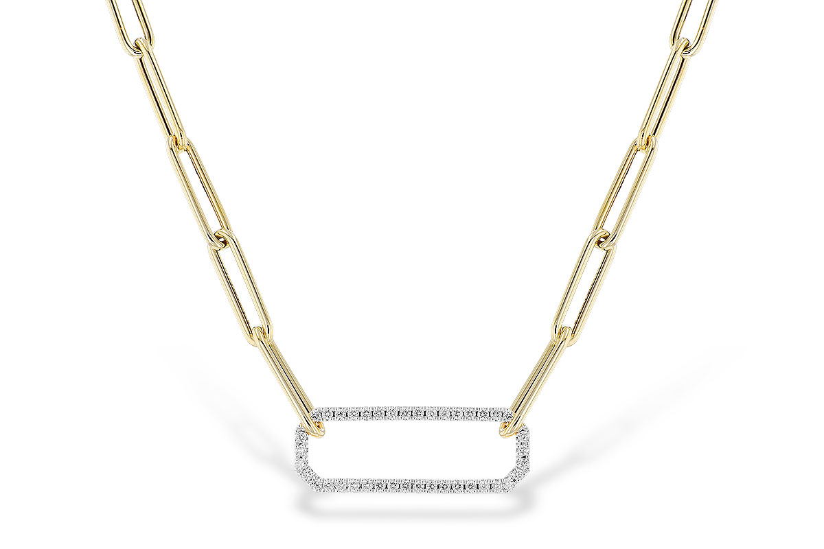 H319-82718: NECKLACE .50 TW (17 INCHES)