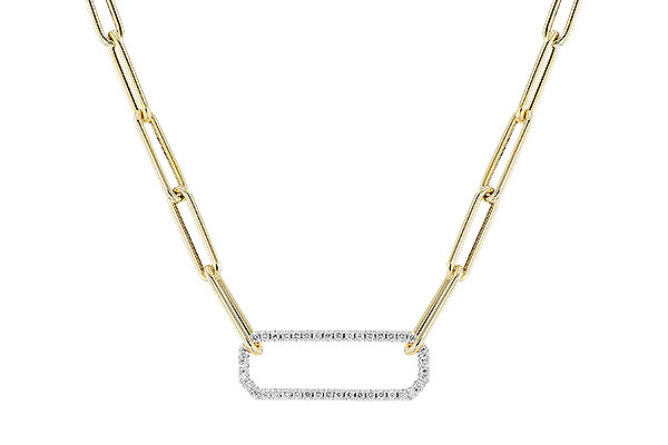 H319-82718: NECKLACE .50 TW (17 INCHES)