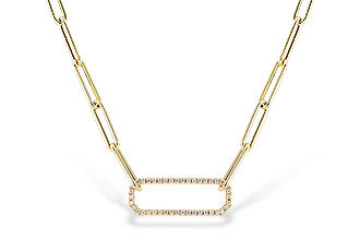H319-82718: NECKLACE .50 TW (17 INCHES)