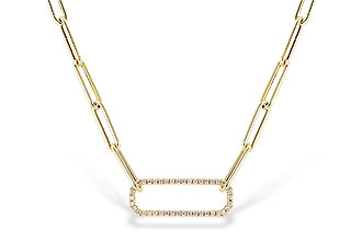 H319-82718: NECKLACE .50 TW (17 INCHES)