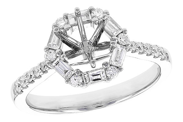 H319-86318: LDS SEMI DIA RG .26 BAG .50 TW