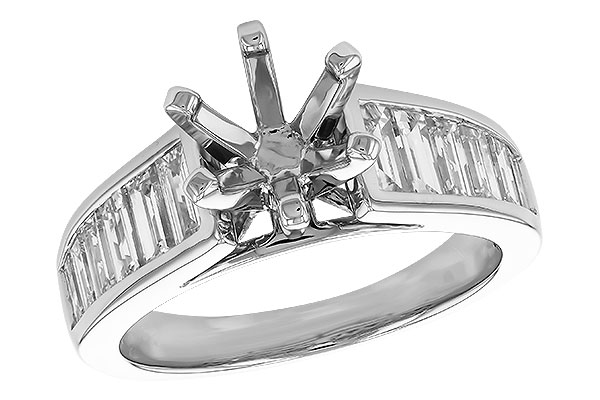 H319-90891: LDS SEMI DIA RG 1.22 TW BAGUETTES