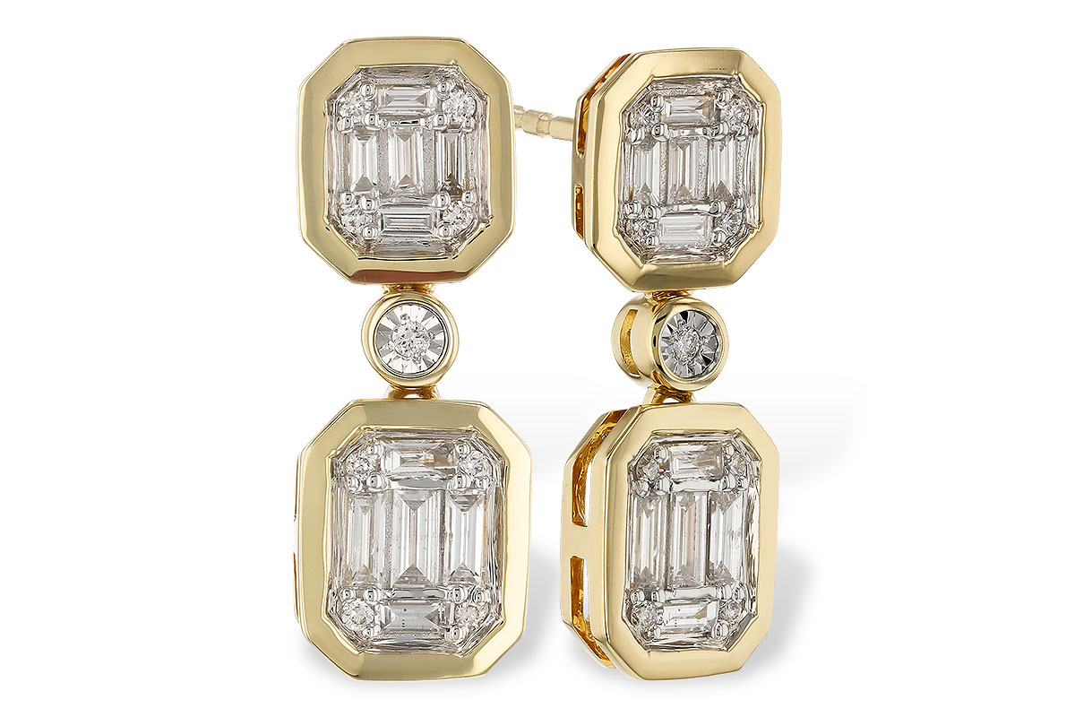 H320-73600: EARRINGS .38 BAG .45 TW