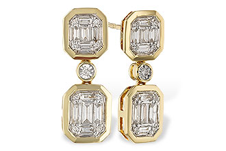 H320-73600: EARRINGS .38 BAG .45 TW