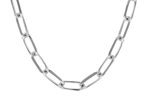 H320-74509: PAPERCLIP MD (7IN, 3.10MM, 14KT, LOBSTER CLASP)