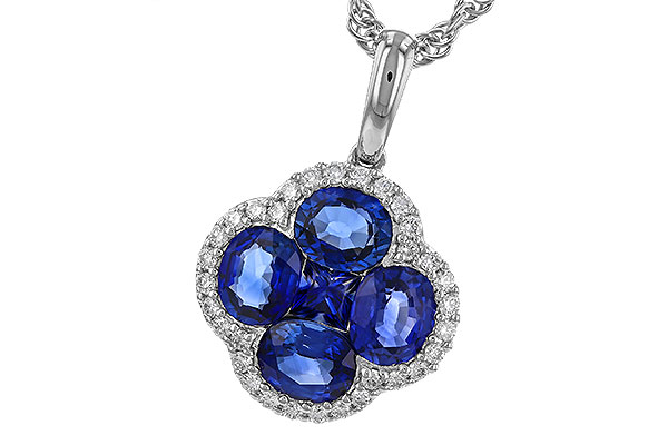 H320-74536: NECKLACE 1.72 SAPPHIRE 1.87 TGW