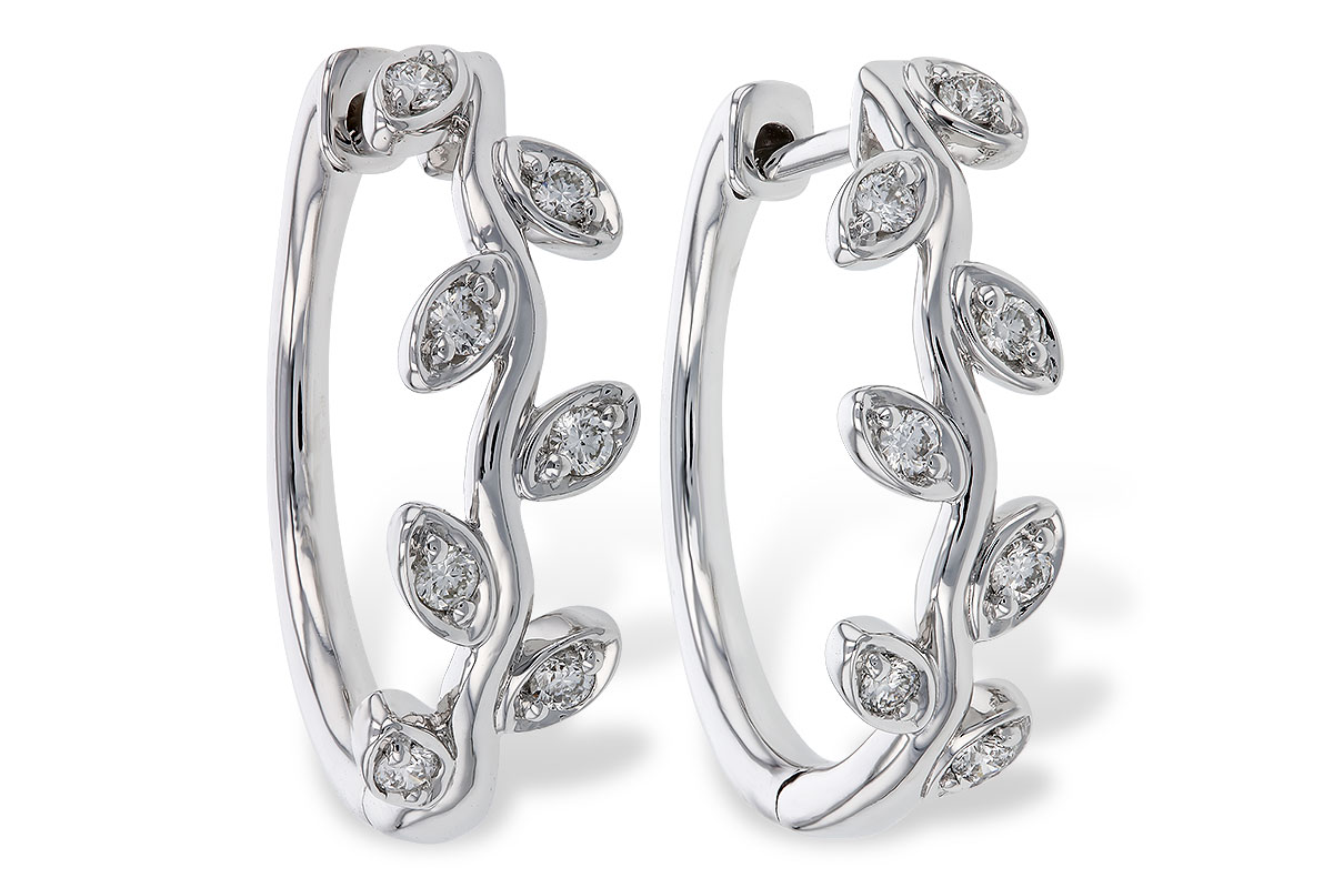 H320-75418: EARRINGS .25 TW