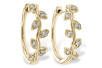 H320-75418: EARRINGS .25 TW
