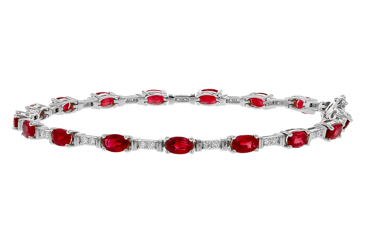 H320-75445: BRACELET 4.65 RUBY 4.97 TGW (7")