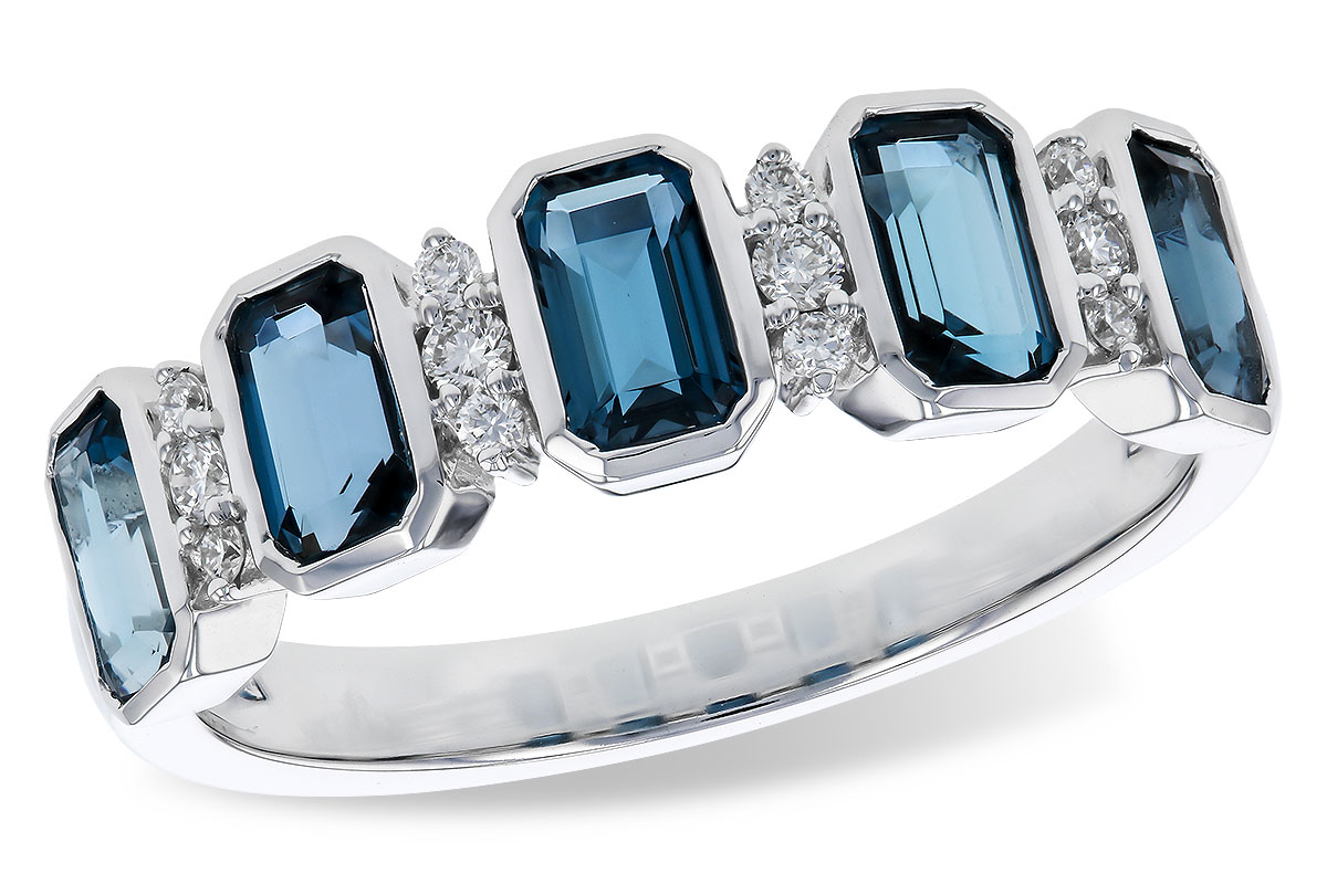 H320-76300: LDS RG 1.46 TW LONDON BLUE TOPAZ 1.58 TGW