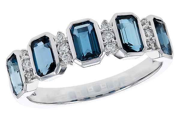 H320-76300: LDS RG 1.46 TW LONDON BLUE TOPAZ 1.58 TGW