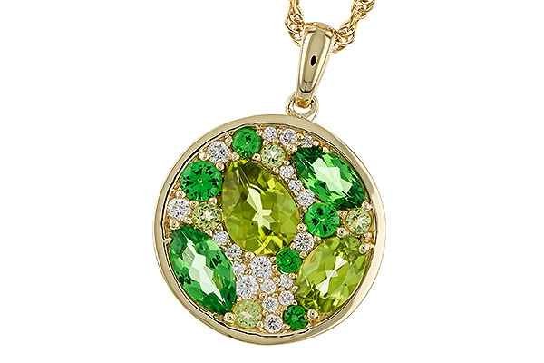 H320-77200: NECK 2.20 TW SEMI-PRECIOUS (TSAV, PER) 2.37 TGW