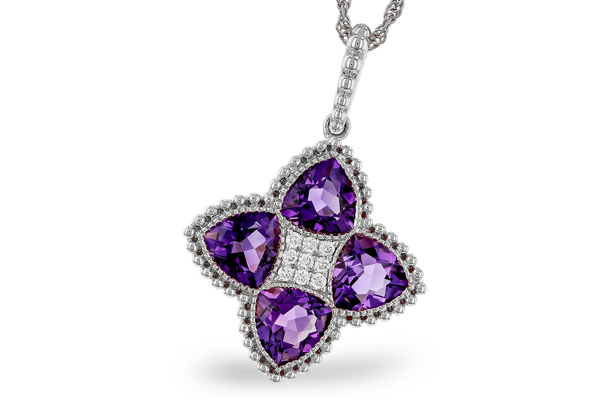 H320-78091: NECKLACE 2.22 AMETHYST 2.28 TGW