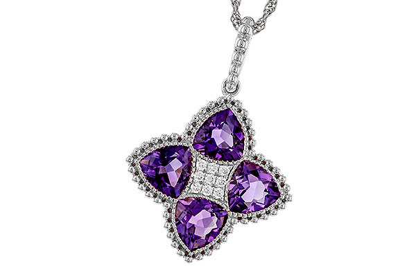 H320-78091: NECKLACE 2.22 AMETHYST 2.28 TGW