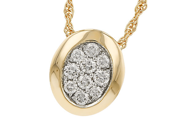 H320-79918: NECKLACE .25 TW