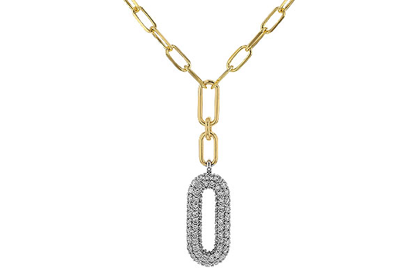 H320-80845: NECKLACE .96 TW (18")
