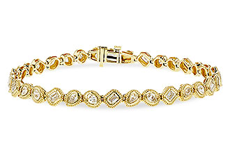 H320-80882: BRACELET 2.15 TW FANCY CUT DIAMONDS
