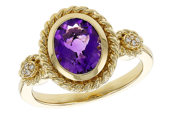 H320-81754: LDS RG 1.38 AMETHYST 1.40 TGW (9x7MM AMY)