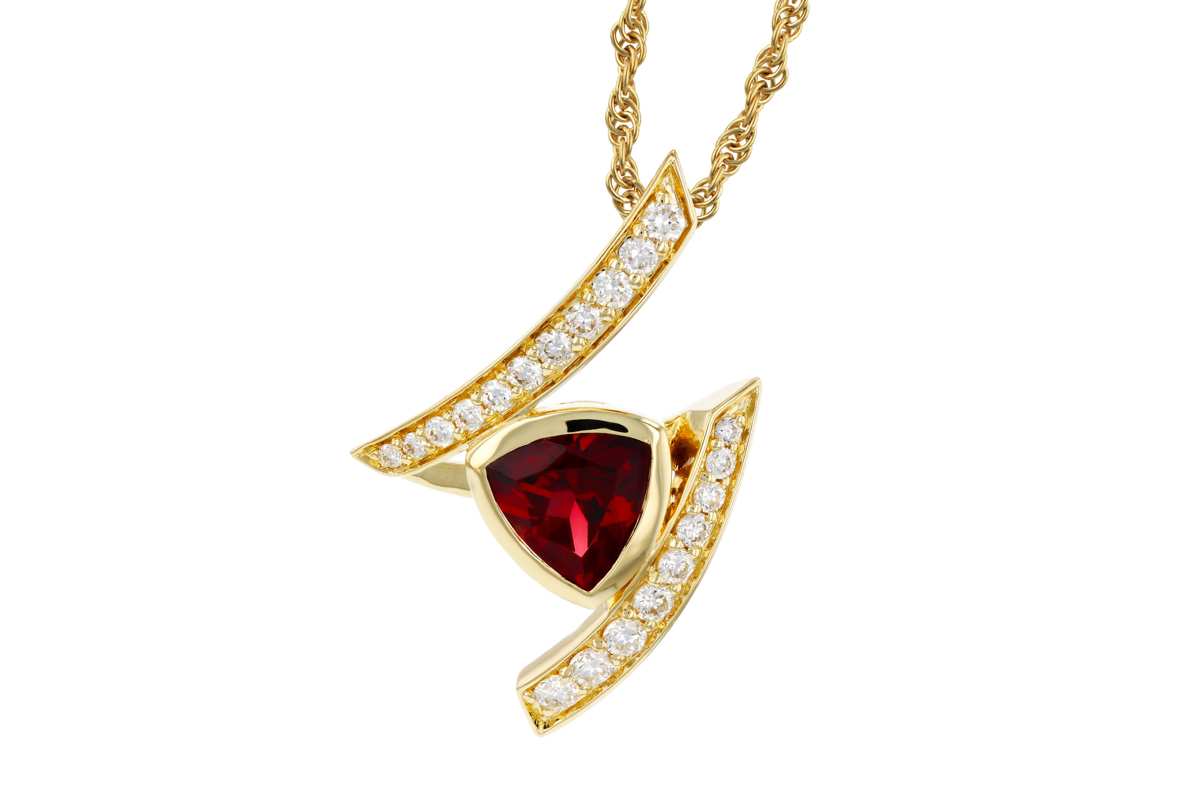H321-67227: NECKLACE .84 GARNET 1.03 TGW (6MM GAR)