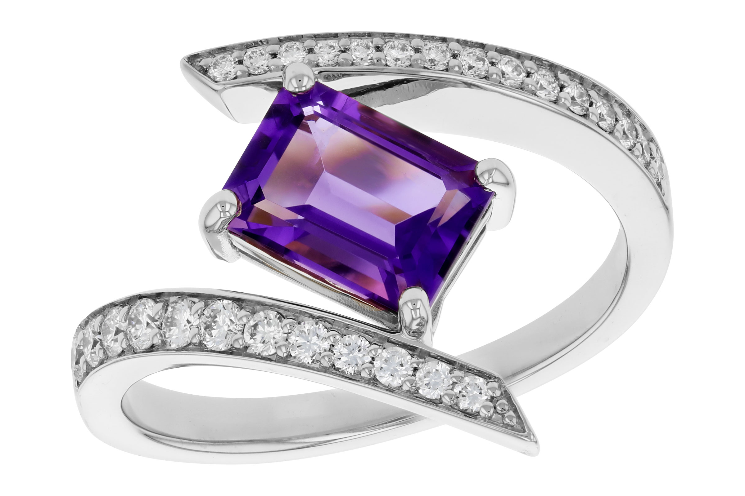 H321-67236: LDS RG 1.36 AMETHYST 1.63 TGW (8x6MM AMY)