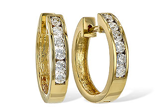 K047-11809: EARRINGS .50 TW